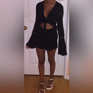 Forever 21 Front Tie Romper, size S